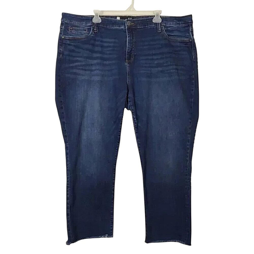 Kut from the Kloth Catherine Boyfriend High-Rise Crop Jean Great Condition - 22W - Picture 3 of 10
